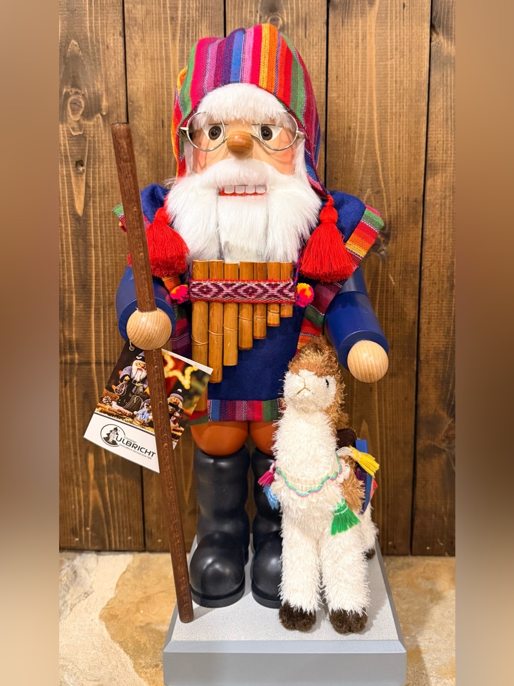 Christian Ulbricht Santa w/ Llama Nutcracker Limited Edition 2022